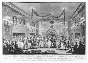 May Ball at Versailles during the Carnival of 1763